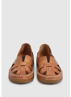 eclipse Tan Leather Women's Shoes  - Image 3