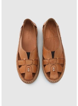 eclipse Tan Leather Women's Shoes  - Image 5