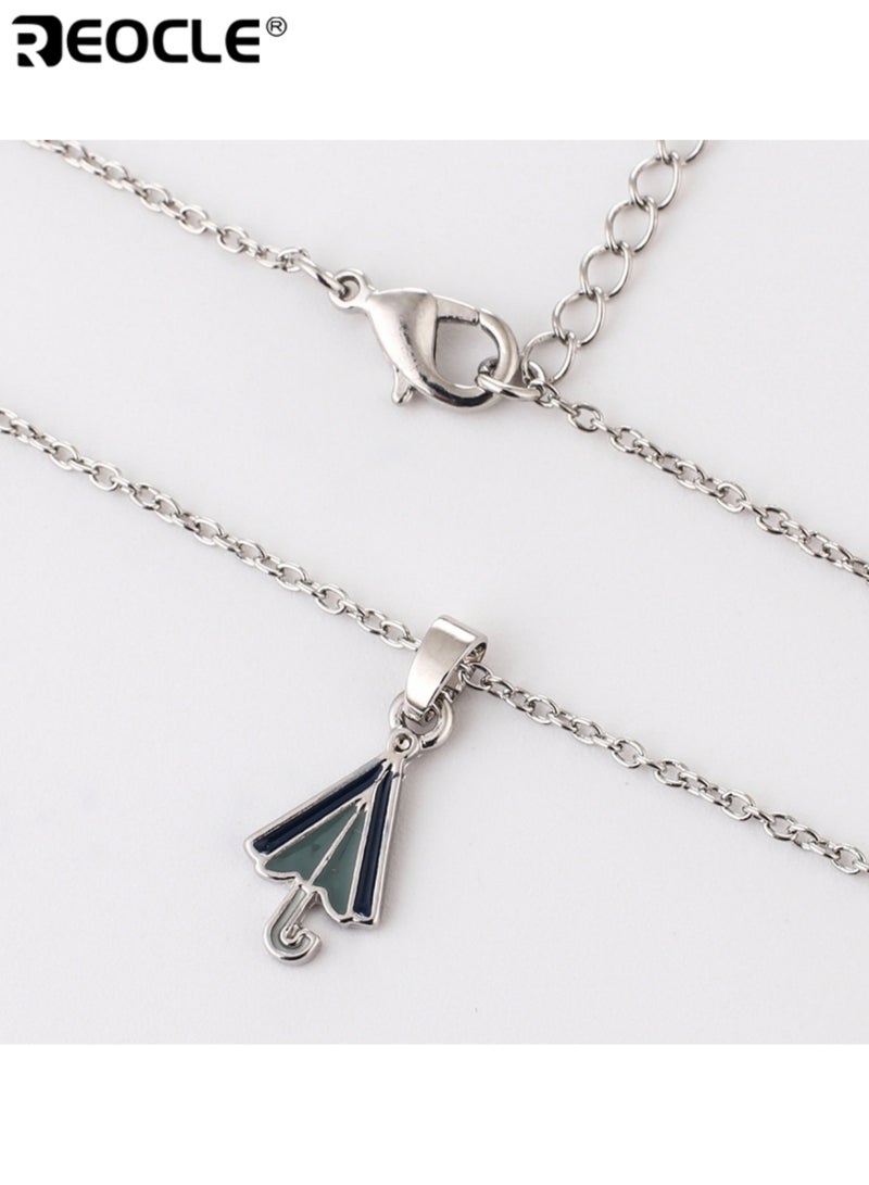 REOCLE Kids' Interchangeable Pendant Necklace Set Adjustable Chain with Multi-Themed Charms Casual Daily Wear Playful Accessory Set - Image 2