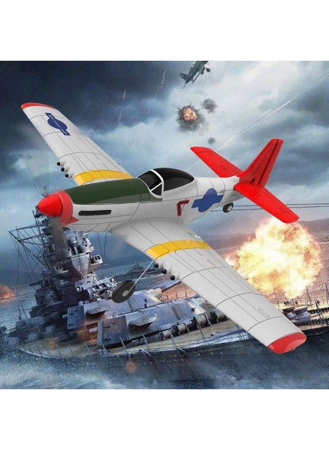 GoolRC Rc Airplane, 2.4Ghz 4Ch Remote Control Airplane, Ready To Fly Rc Plane With 6-Axis Gyro, Rc Aircraft Flight Toys With One-Key Aerobatic, One-Key U-Turn For Adults And Kids, Included 3 Batteries  - Image 2