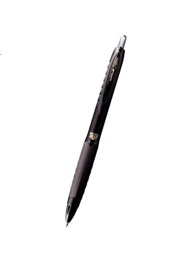 Uni Mitsubishi (Uni) Umn-307 Black Gel Pen High-End 0.5Mm Signature Pen Business Student Office Pen Office Supplies Stationery Set 3 Pack - Image 1