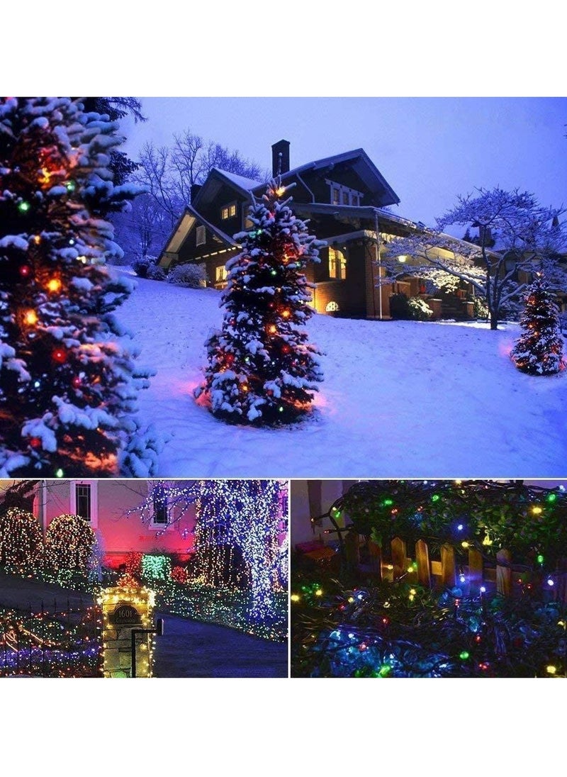 PAMEER - Multicolor LED String Lights Black Wire Plug-in 10mtr 100 LEDs String Home Decorative LED Strip for Christmas EID Ramadan Diwali and Wedding Parties Decoration Box Button Control 8 Modes - Image 1