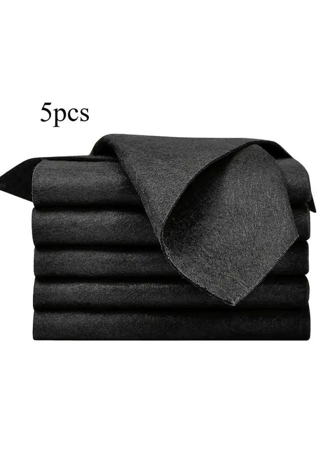 5pcs Thickened Magic Glass Wiping Rags Multifunctional Microfiber Cleaning Cloths - Image 1