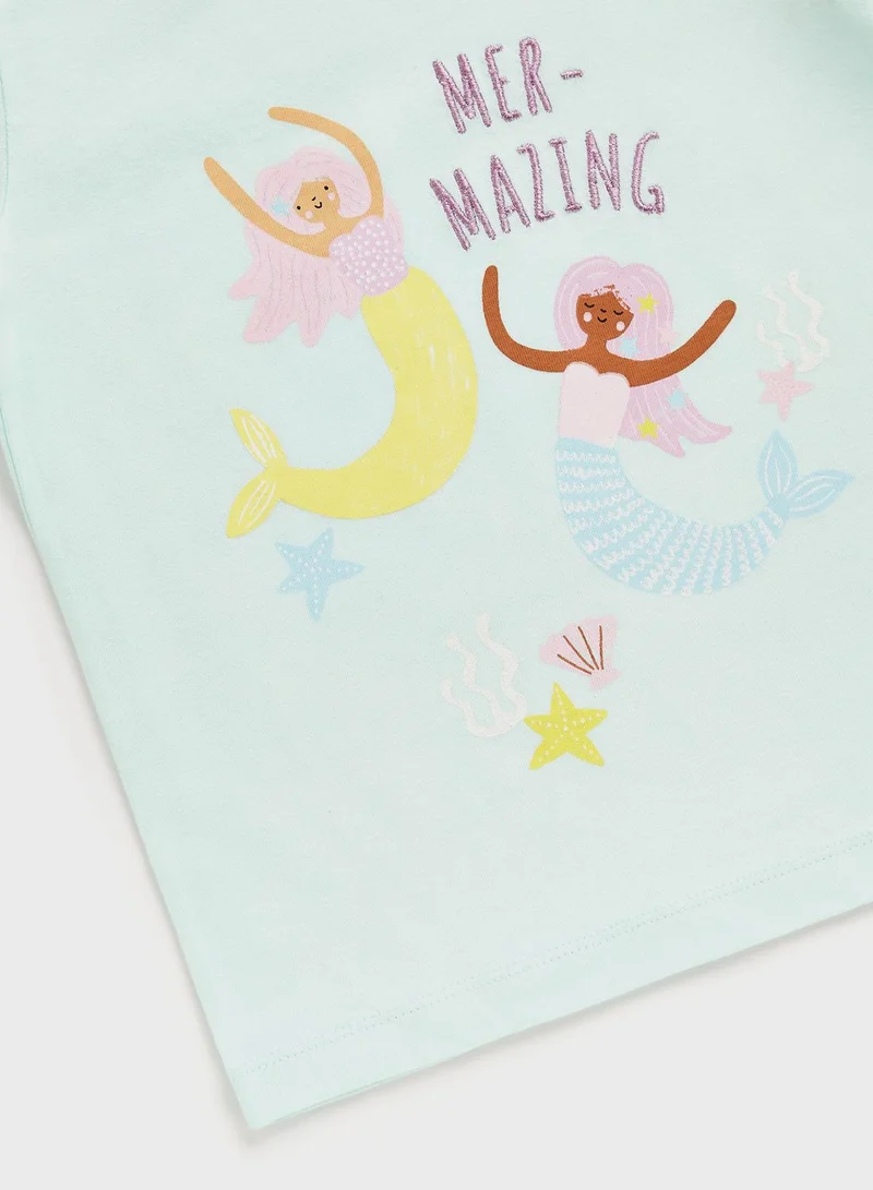 مذركير Kids 2 Pack Assorted Pyjama Set
