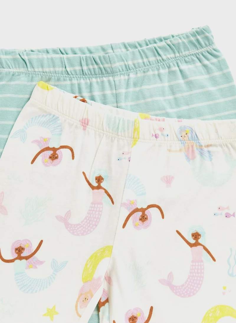 مذركير Kids 2 Pack Assorted Pyjama Set