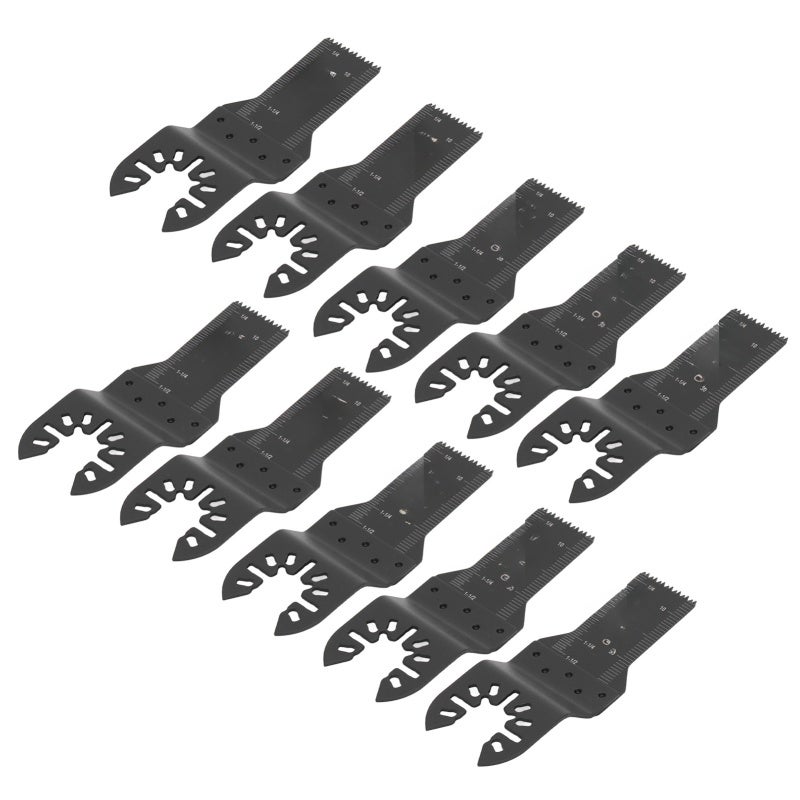10Pcs Oscillating Saw Blade 20mm Quick Release Multitool Tool Set Kit for Wood Plastic - Image 1