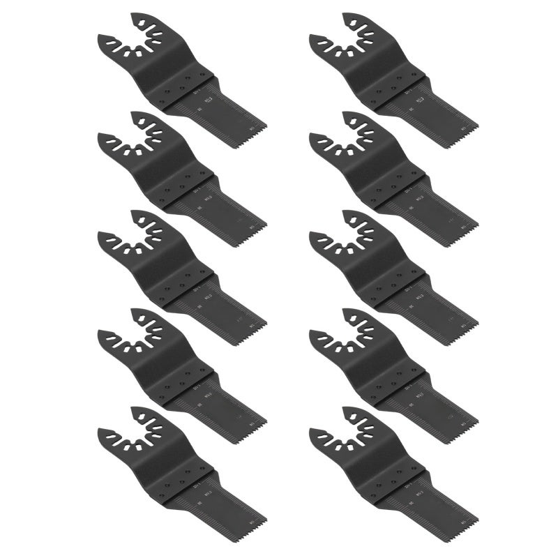 10Pcs Oscillating Saw Blade 20mm Quick Release Multitool Tool Set Kit for Wood Plastic - Image 5