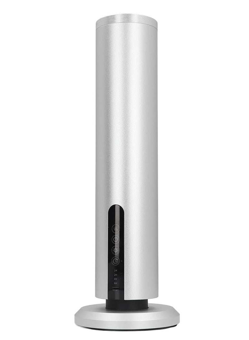 GNEXU Silver Aroma Nebulizer Diffuser – Elegant Sleek Metal Design - Image 2