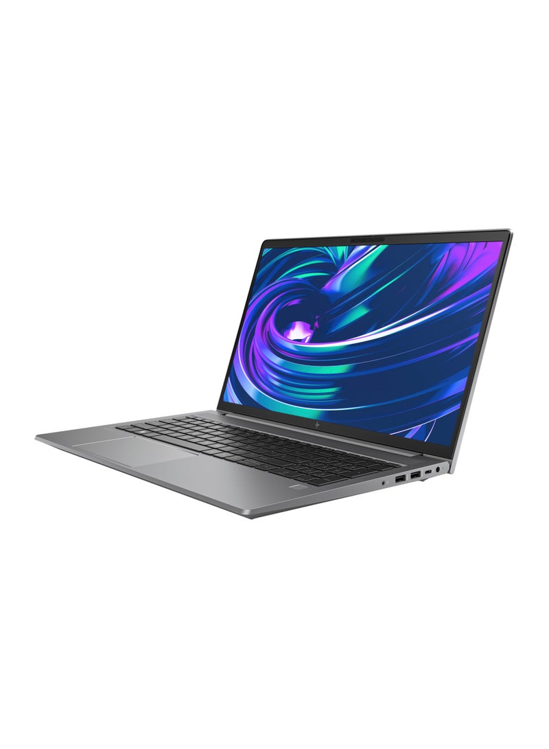 HP ZBook Power G10 7C3M4AV Mobile Workstation Laptop, 15.6" FHD LED Display, Intel Core i7-13800H CPU, 32GB DDR5-5200 RAM, 1TB SSD, NVIDIA RTX™ 2000 Graphics, 5MP Cam, Win 11 Pro | Silver English/Arabic Silver - Image 2