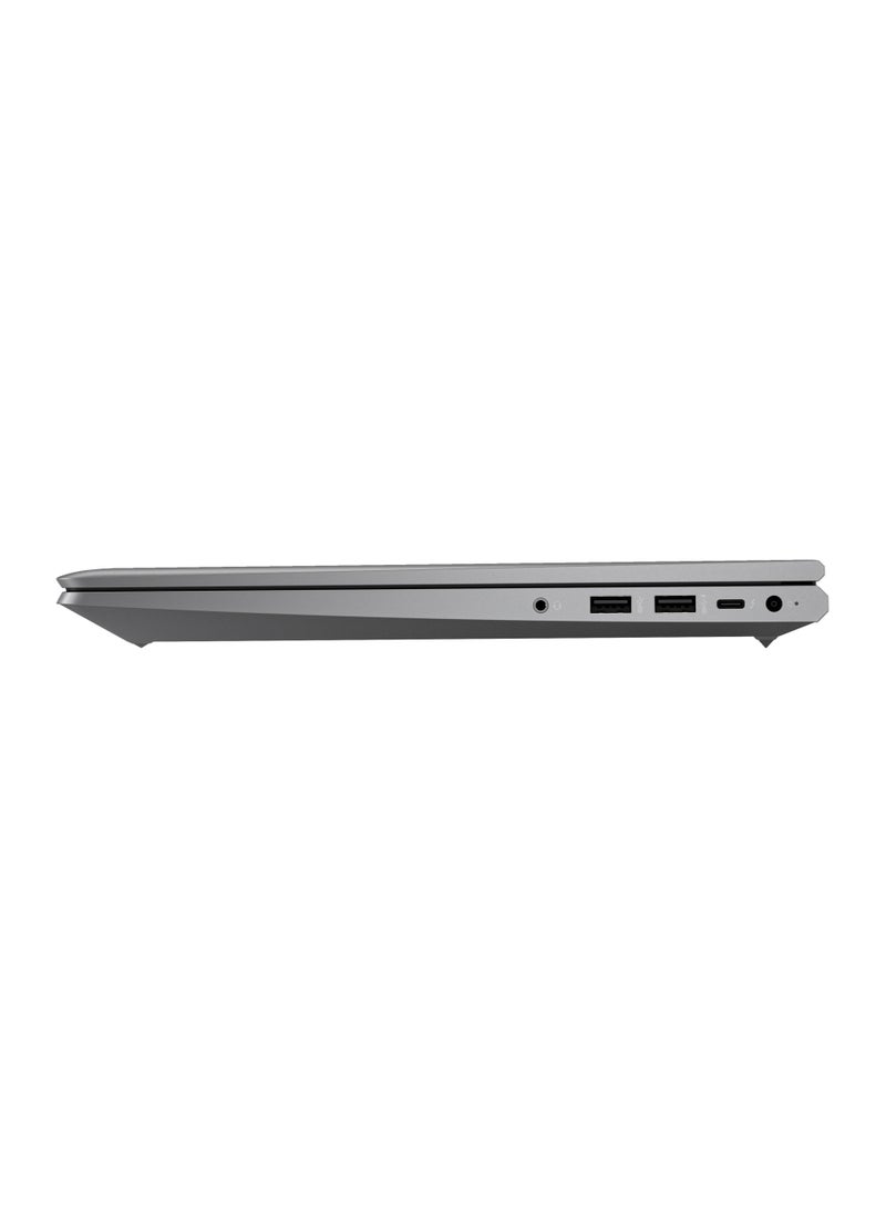 HP ZBook Power G10 7C3M4AV Mobile Workstation Laptop, 15.6" FHD LED Display, Intel Core i7-13800H CPU, 32GB DDR5-5200 RAM, 1TB SSD, NVIDIA RTX™ 2000 Graphics, 5MP Cam, Win 11 Pro | Silver English/Arabic Silver - Image 4