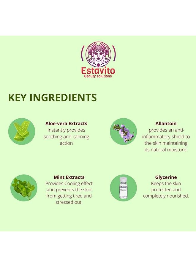 ESTAVITO Hard Beans Stripless Wax 200Gms With After Waxing Gel 500Gms (A Complete Waxing Solution) - Image 4