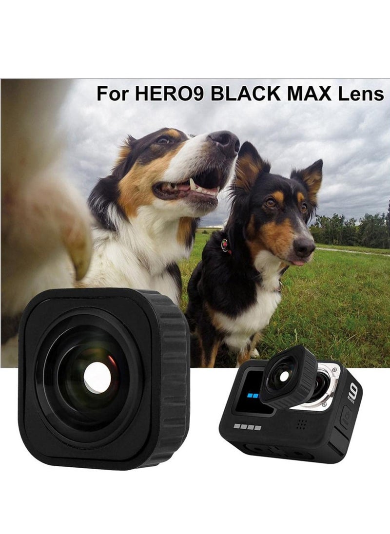 SYOSI - Max Lens Mod for Gopro Hero 11/10 Black/Hero9 Black with 155° Wide Angle Lens, Accessories for Hero 11/10/9, with Adopt Anti-Skid and Waterproof Design - Image 1