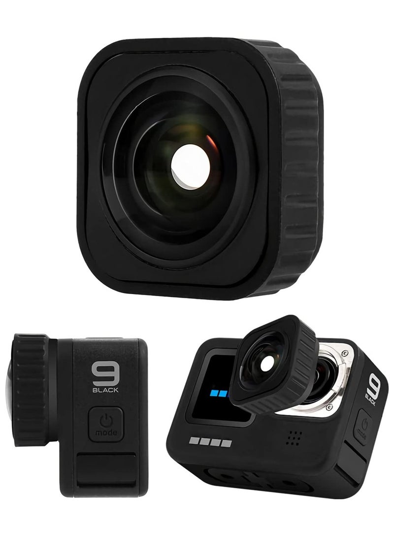 SYOSI Max Lens Mod for Gopro Hero 11/10 Black/Hero9 Black with 155° Wide Angle Lens, Accessories for Hero 11/10/9, with Adopt Anti-Skid and Waterproof Design  - Image 1
