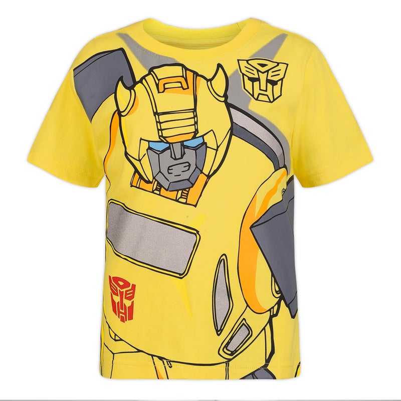 Transformers One Hasbro Boys 4 Pack Short Sleeve T-Shirt for Toddler and Big Kids Red - Image 2
