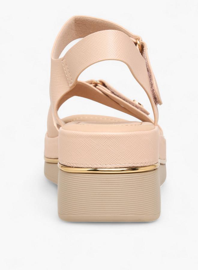 Flora Bella By Shoexpress Women Wedge Heel Sandals - Image 5