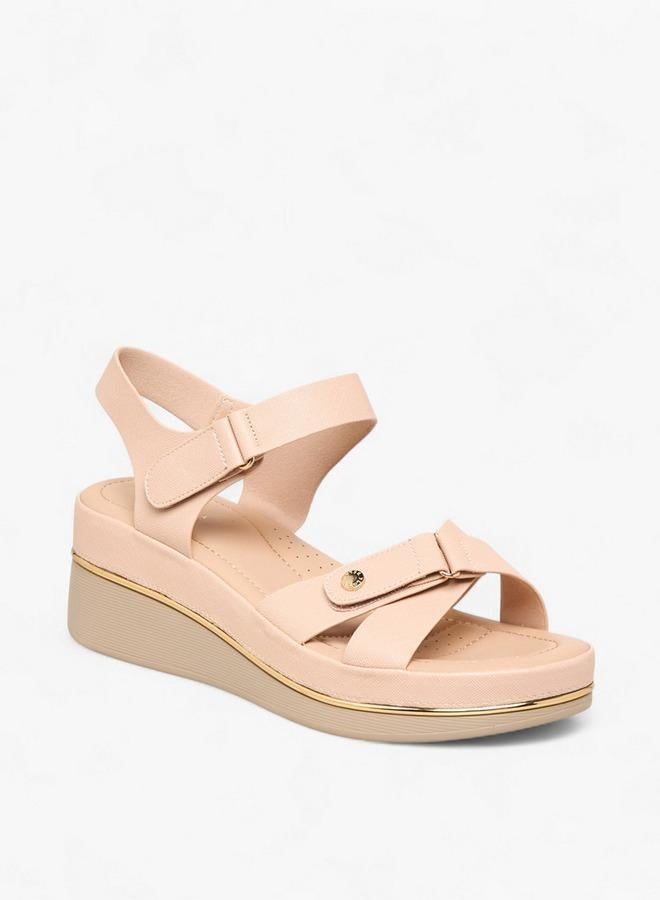 Flora Bella By Shoexpress Women Wedge Heel Sandals - Image 3