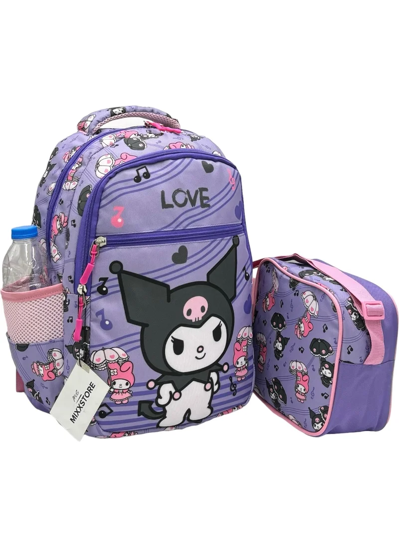 Mixx Store Master Pack Character Patterned Orthopedic Nutritional Backpack Primary School Bag for Girls