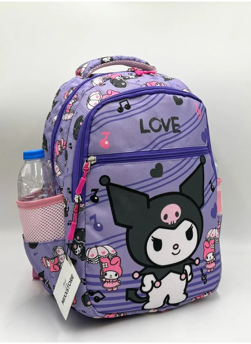 Mixx Store Master Pack Character Patterned Orthopedic Nutritional Backpack Primary School Bag for Girls