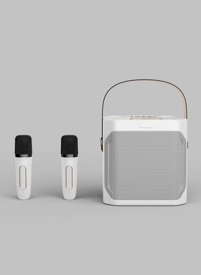 M MIAOYAN Outdoor karaoke bluetooth speaker with high volume and dual microphone bluetooth karaoke system all-in-one speaker  - Image 2