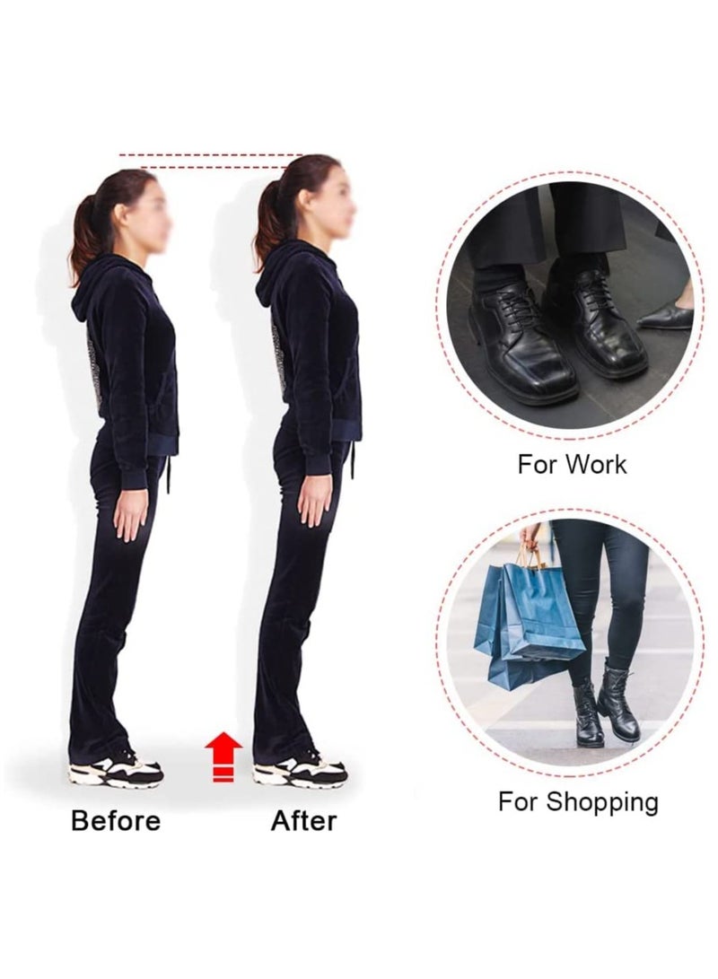 Zikra Height Increase Insoles Shoe Lifts for Men Women, Shoe Insoles Heel Inserts for Heel Sore and Leg Length Discrepancies, Air Cushion Heel Inserts 1 Pair - Image 3