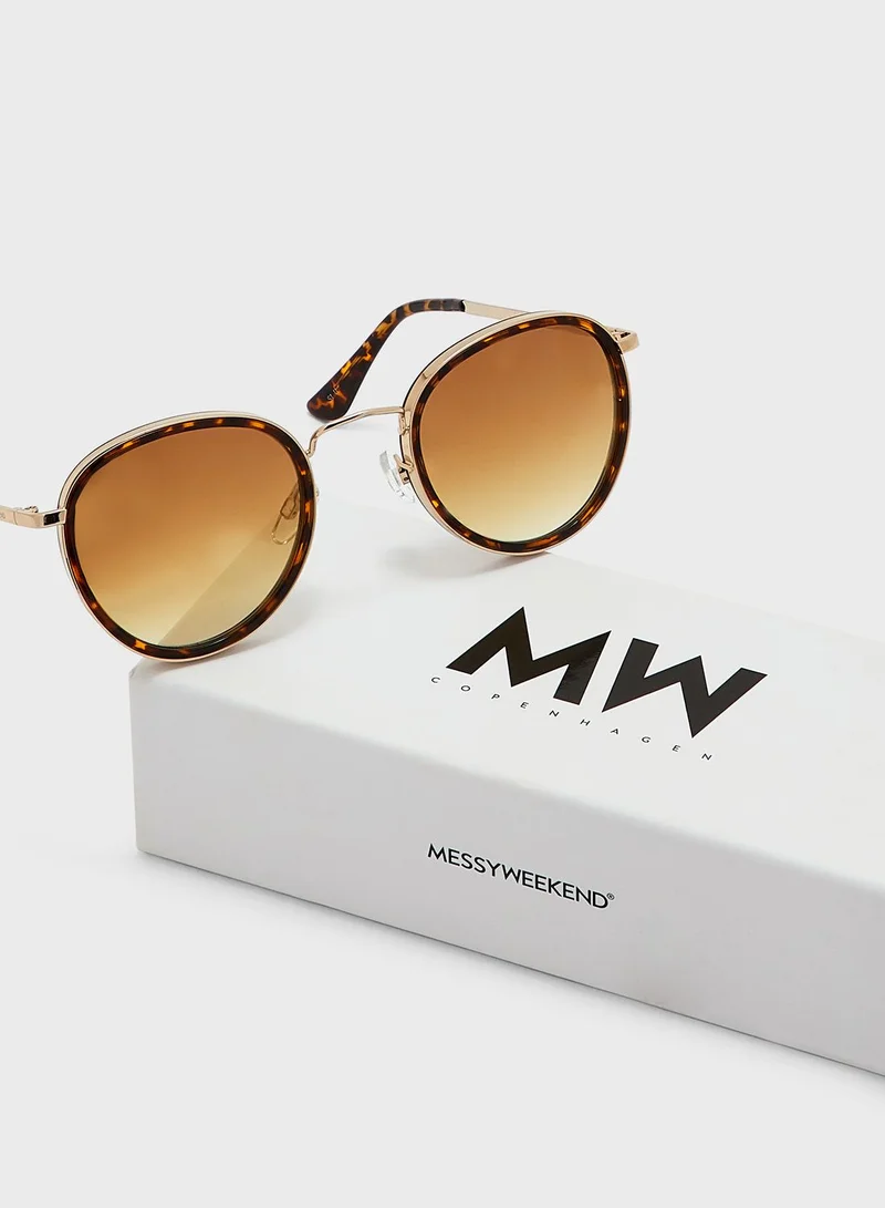 MESSYWEEKEND Shackleton Shape Sunglasses