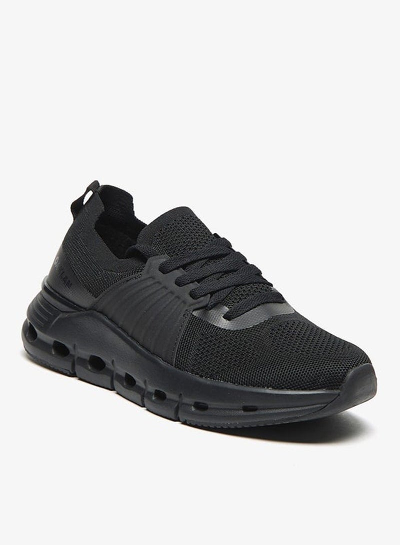 Oaklan by Shoexpress Women by Shoexpress Textured Sports Shoes with Lace-Up Closure - Image 3