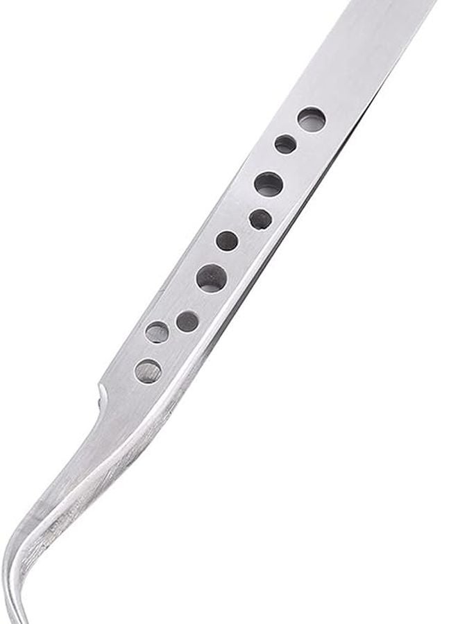 Anti Static Curved Straight Tip Precision Stainless Steel Tweezers 2 Pcs Phone Repair Tools Set - Image 5