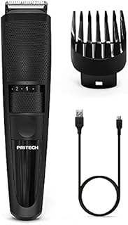 PRITECH Electric Hair Clipper Cordless Beard Trimmer for Men Professional Barber Clippers, Hair Clipper with Comb - Image 1