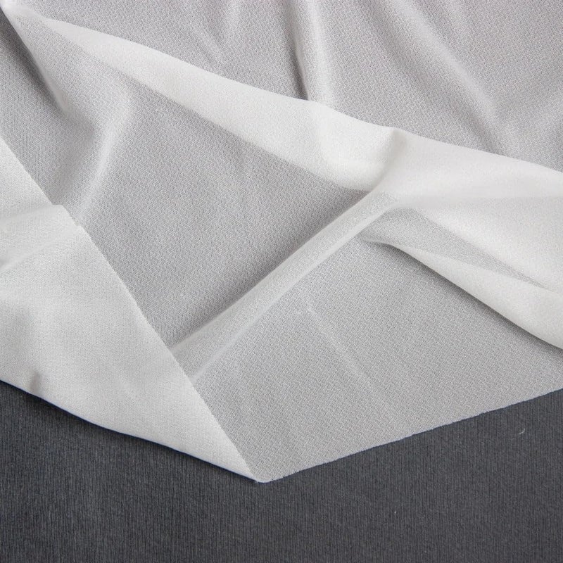 Wefab Lycra Fusing Stretchable Interlining 100gsm for Ladies Garments White