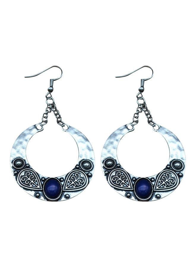 NIBEMINENT Hoops Ethnic Style Stud Earrings