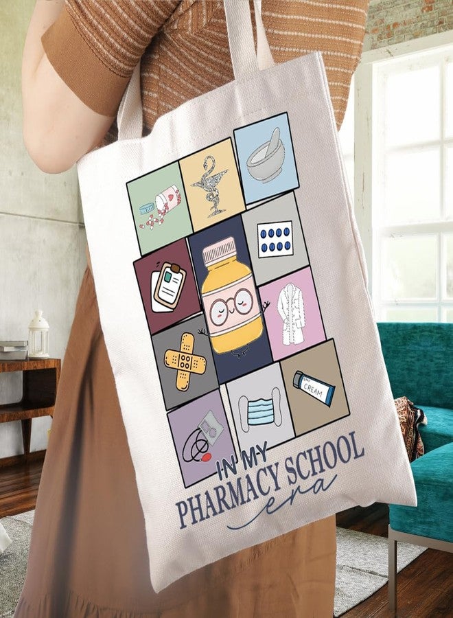 WCGXKO Future Pharmacist Gift In My Pharmacy Sch Era Tote Bag for PharmD Student - Image 3