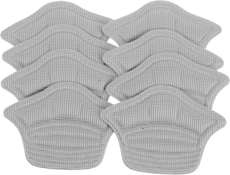 IMIKEYA Heel Anti-Friction Patch and Cushion Inserts 4 Pairs Gray Self-Adhesive Shoe Heel Pads for Men Women Prevent Slipping and Blisters in Loose Or Too Big Shoes - Image 1