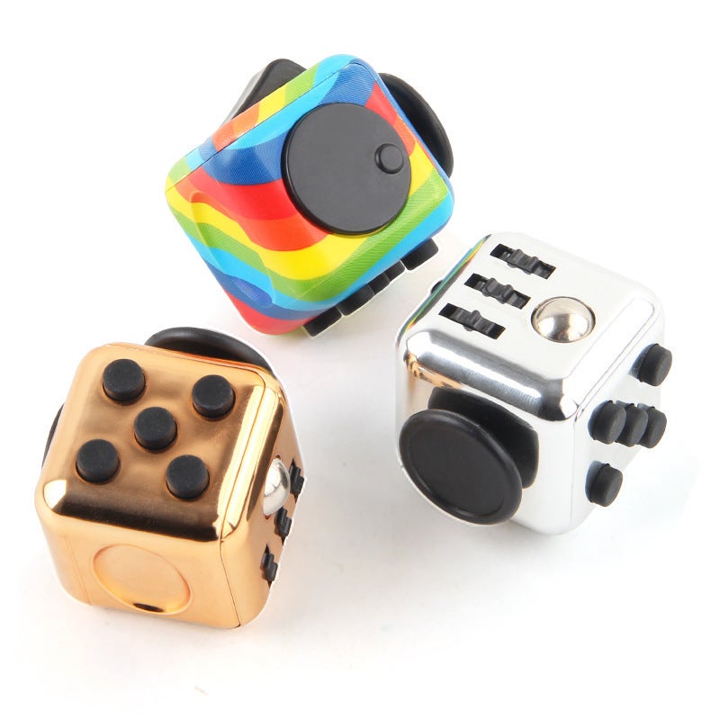 Decompression Infinite Rubik'S Cube Decompression Dice Creative Decompression Artifact Press 6 Finger Rubik'S Cube - Image 4