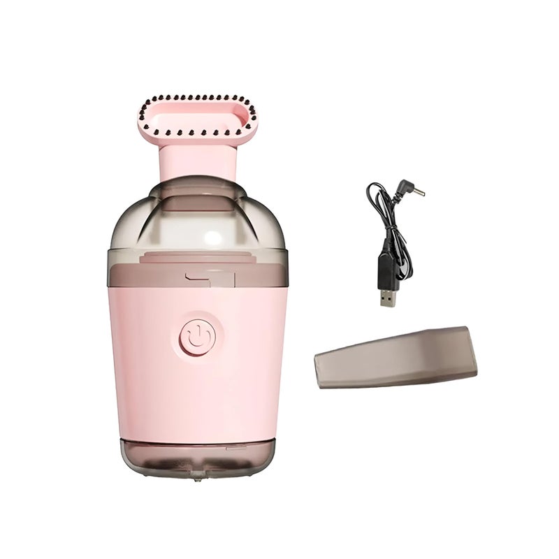 Desk Vacuum - Ergonomic Small Vacuum Cleaner for Precise Cleaning of Office Surfaces, Electronics, and Crevices, Featuring Powerful Turbo Suction, 360-Degree Operation, and Ample Storage in Stylish Pi - Image 1