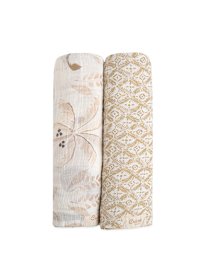 كرين بيبي قطعتان لفافات كيندي للقماط - Image 1