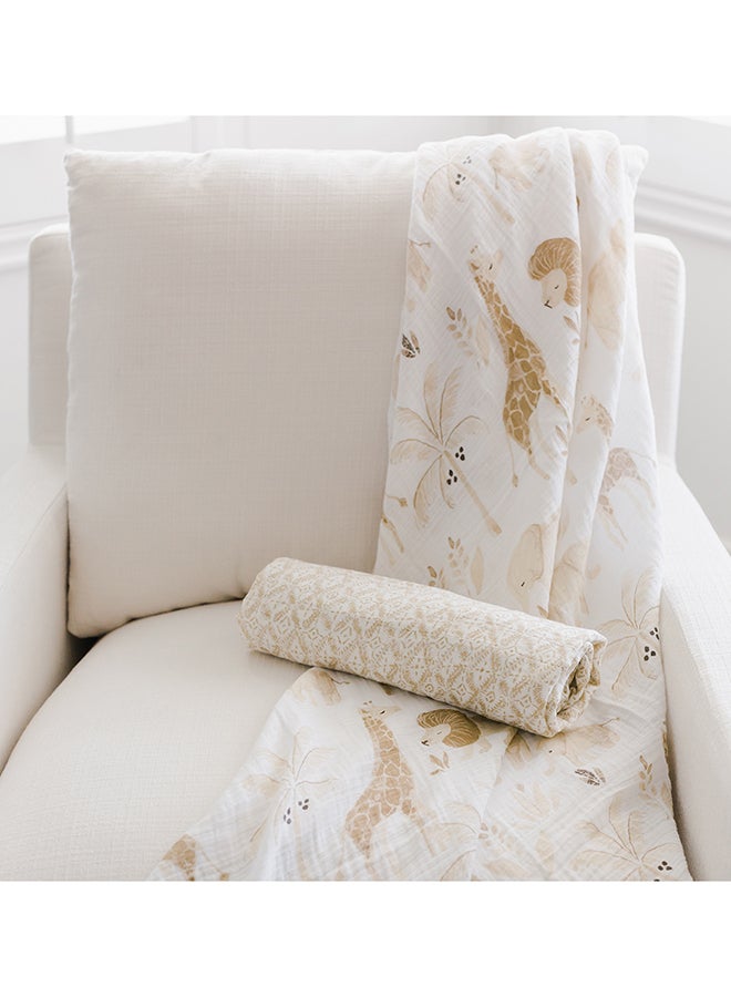 كرين بيبي قطعتان لفافات كيندي للقماط - Image 4