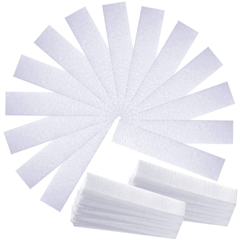 Maitys Eyebrows Small Wax Strips Kit Hair Removal Paper Facial Strips Epilating Pads for Women Men Eyebrow Body Face Arms Lip 04 x 24 Inches White Wax Not Included400 Pieces - Image 3