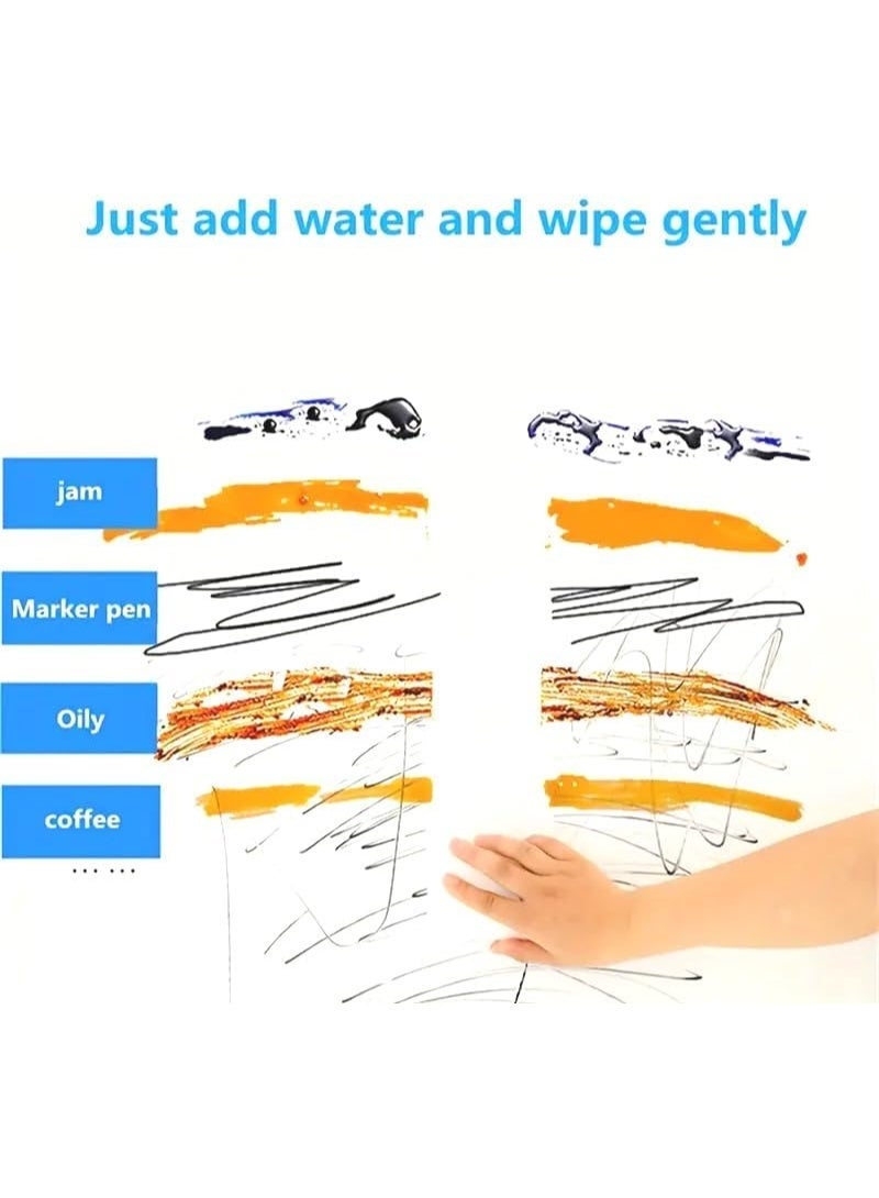 MXM Magic Sponge Eraser, 50 Packs Melamine Sponge-Foam, Multi-Functional Household Cleaning Non-Scratch Scrub Pads for Kitchen, Bathroom, Tub, Sink, Furniture, Car, Walls (50 Pcs) - Image 3