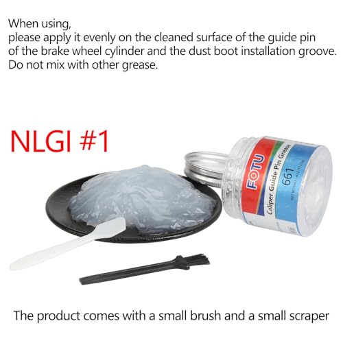 FOTU 661 Brake Caliper Guide Pin Grease & Lubricants - High - Temperature Resistant, Long - Lasting Lubricant for Smooth Brake Operation, Compatible with Most Vehicles - Image 2