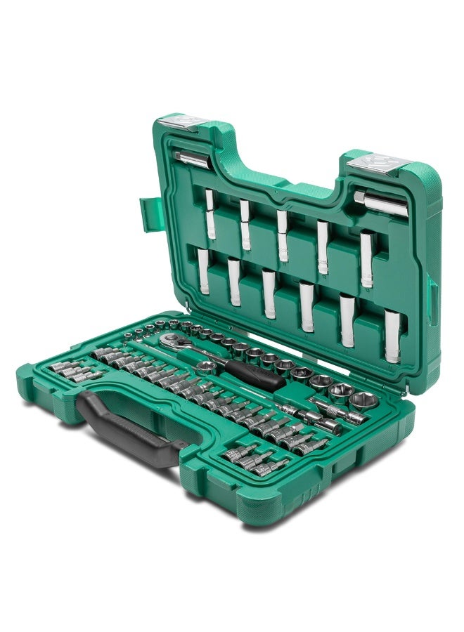 SATA ST09004SJ 60-Piece 3/8" Drive 6 Point Metric Socket Set - Image 2