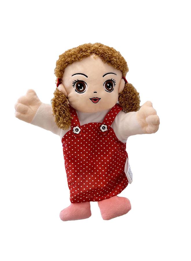 Yiwu New Curly Hair Family Hand Doll Plush Toy Figure Finger Doll Cross-border Doll Father Wholesale