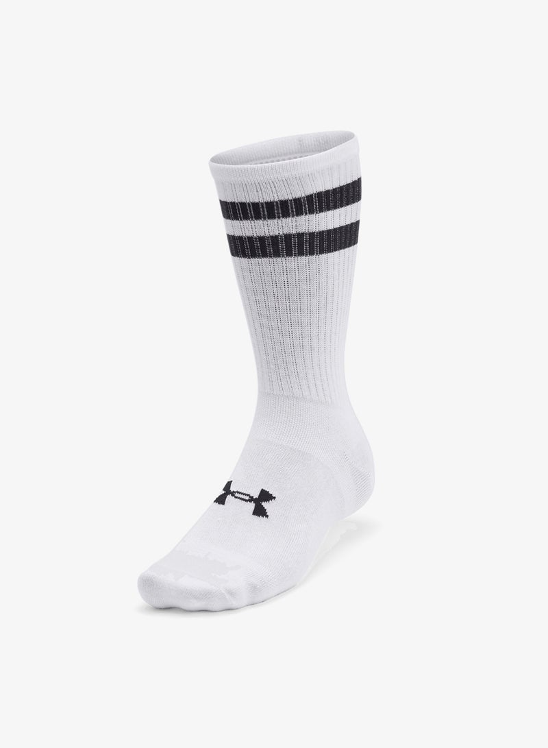 UNDER ARMOUR 6 Pack Essential Crew Socks - Image 2