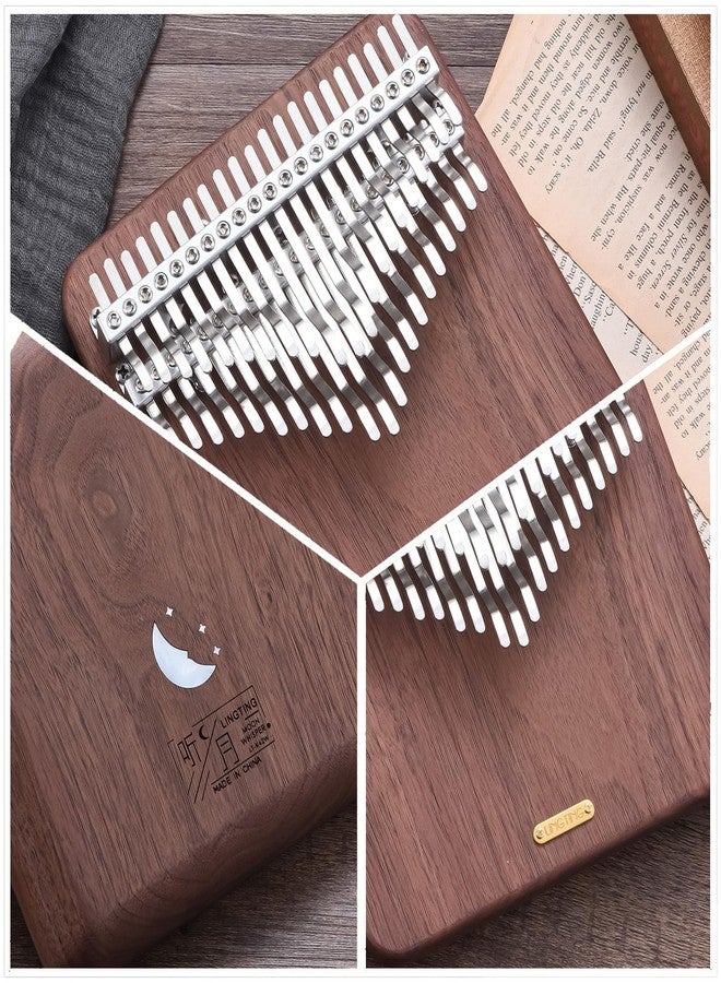 LingTing Kalimba 42 keys Solid Walnut Wood Thumb Piano Chromatic Mbira Finger Piano Gift for Kids Adult Beginners Professional（LT-K42W,Moon Whisperer) - Image 5