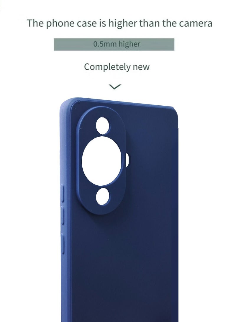 Huawei Nova 11 pro Mobile Case Cover Anti-Fingerprints Luxury Soft Liquid Silicone case Premium Slim and Full Body Protection Shockproof Drop Protection Back Cover - Image 2