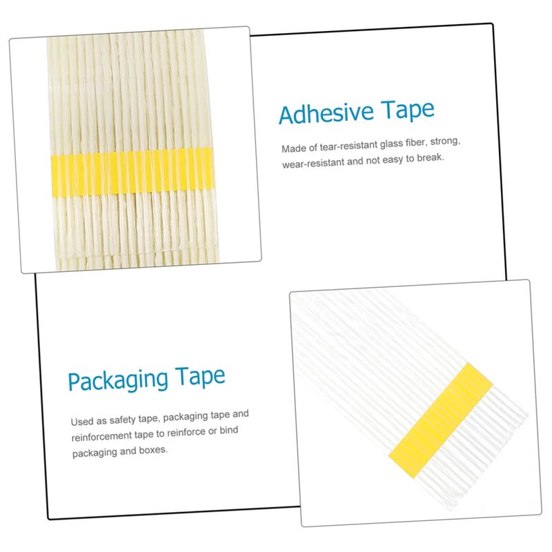 Black White Striped Fiber Reinforced Tape for Tarp Repair Mounting Industrial Use - Image 5