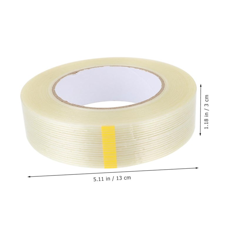 Black White Striped Fiber Reinforced Tape for Tarp Repair Mounting Industrial Use - Image 3