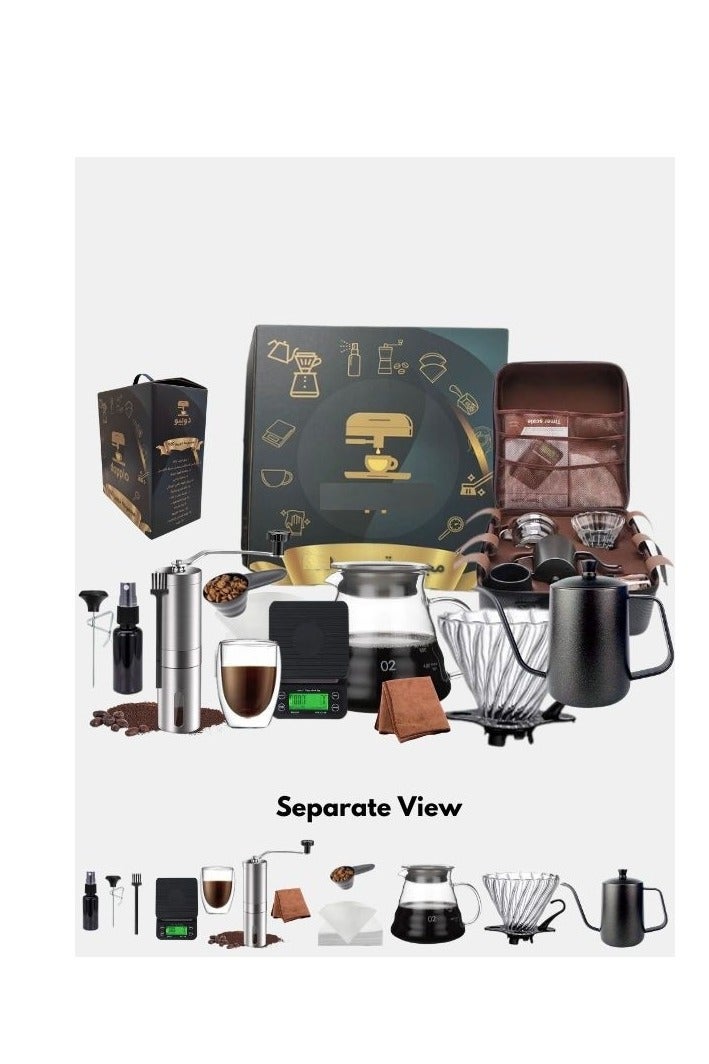 Doppio 13-Piece V60 Coffee Set - Image 1