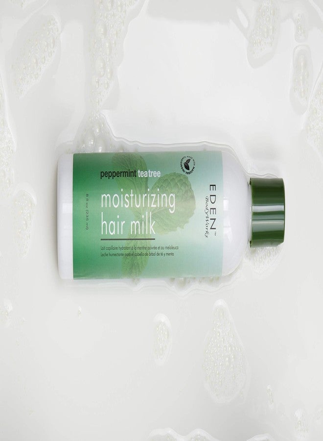 EDEN BodyWorks Peppermint Tea Tree Hair Milk | 8 oz | Moisturize, Nourish, & Refresh Hair and Scalp - Packaging May Vary - Image 5