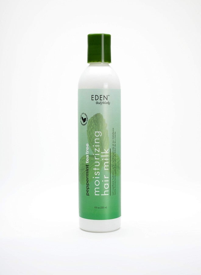 EDEN BodyWorks Peppermint Tea Tree Hair Milk | 8 oz | Moisturize, Nourish, & Refresh Hair and Scalp - Packaging May Vary - Image 1