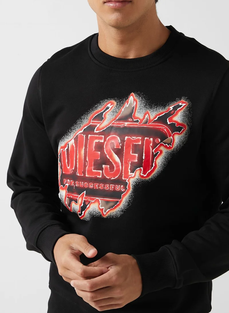 DIESEL Logo Sweatshirt